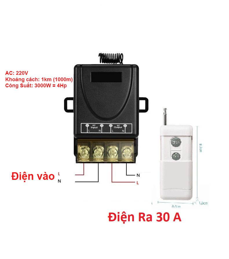 Công tắc điều khiển từ xa 1000m công suất lớn 5KW
