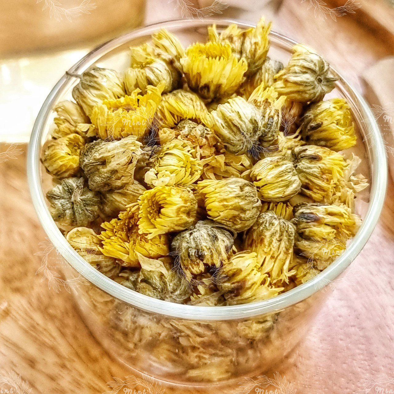 Trà Nụ Kim Cúc (Nụ Hoa Kim Cương) - Chai Thủy Tinh Cao Cấp 230gr