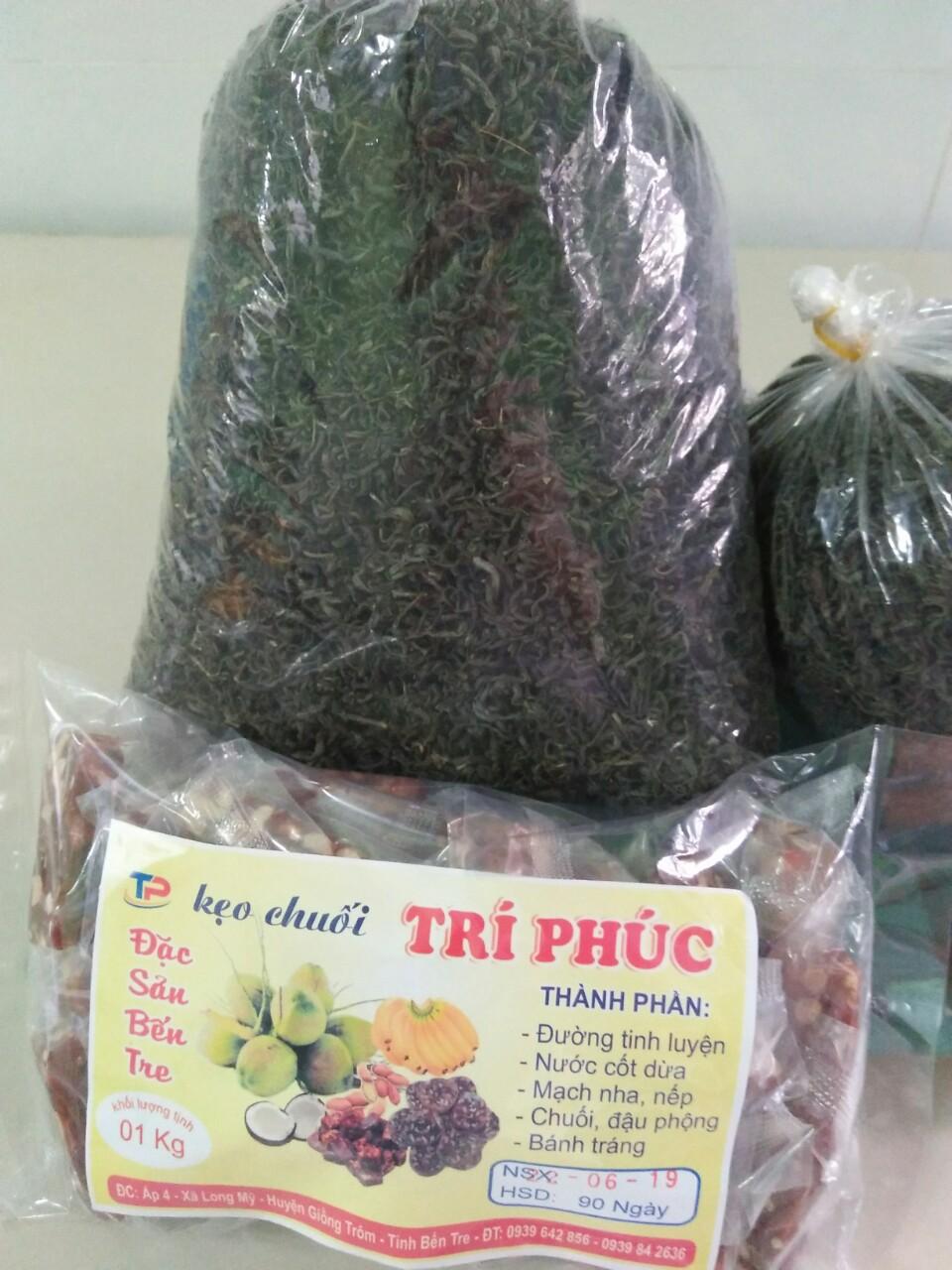 01 kg trà Thái Nguyên loại 1 ( tặng 0.5 kg kẹo chuối Bến Tre)