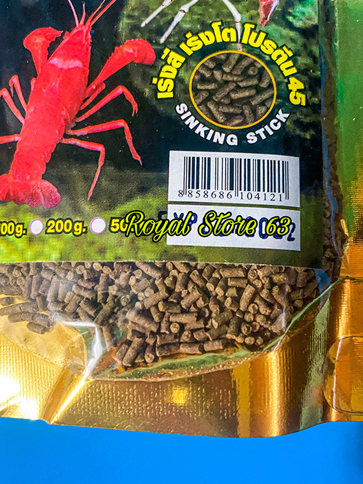 K Ghost (100gram) thức ăn cho tôm, tép cảnh Thái Lan