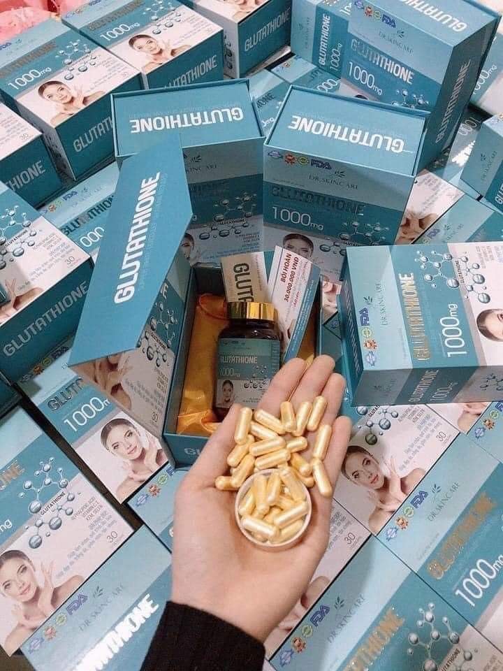 Viên Uống Trắng Da GLUTATHIONE 1000MG