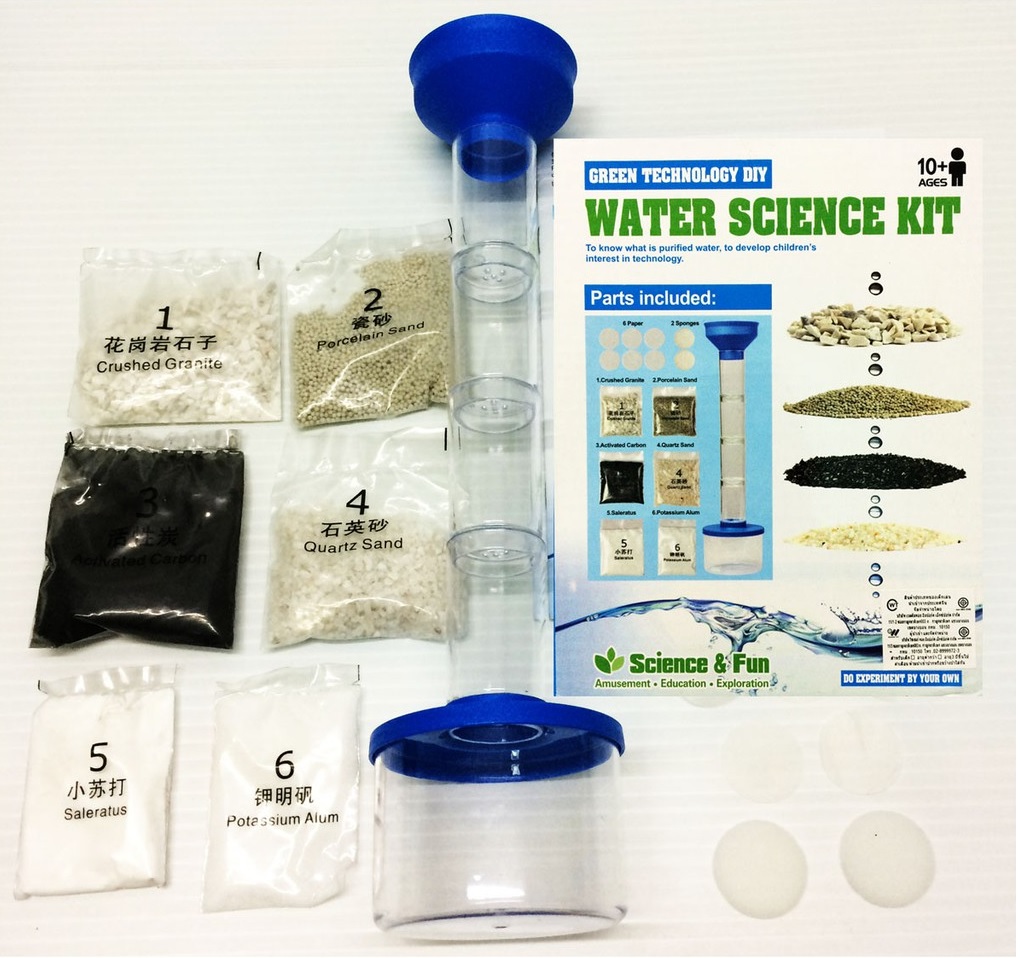 Bộ lọc nước mini - Bộ Dụng Cụ Khoa Học Xanh cho bé