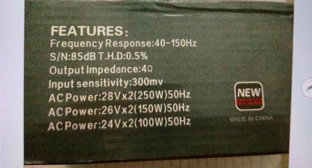 Mạch Loa Sub 250W Chạy 4 Sò