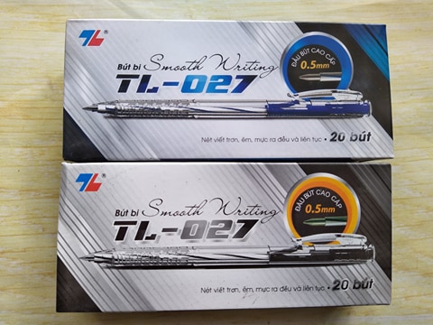 20 bút bi TL 027 đầu bi siêu bền