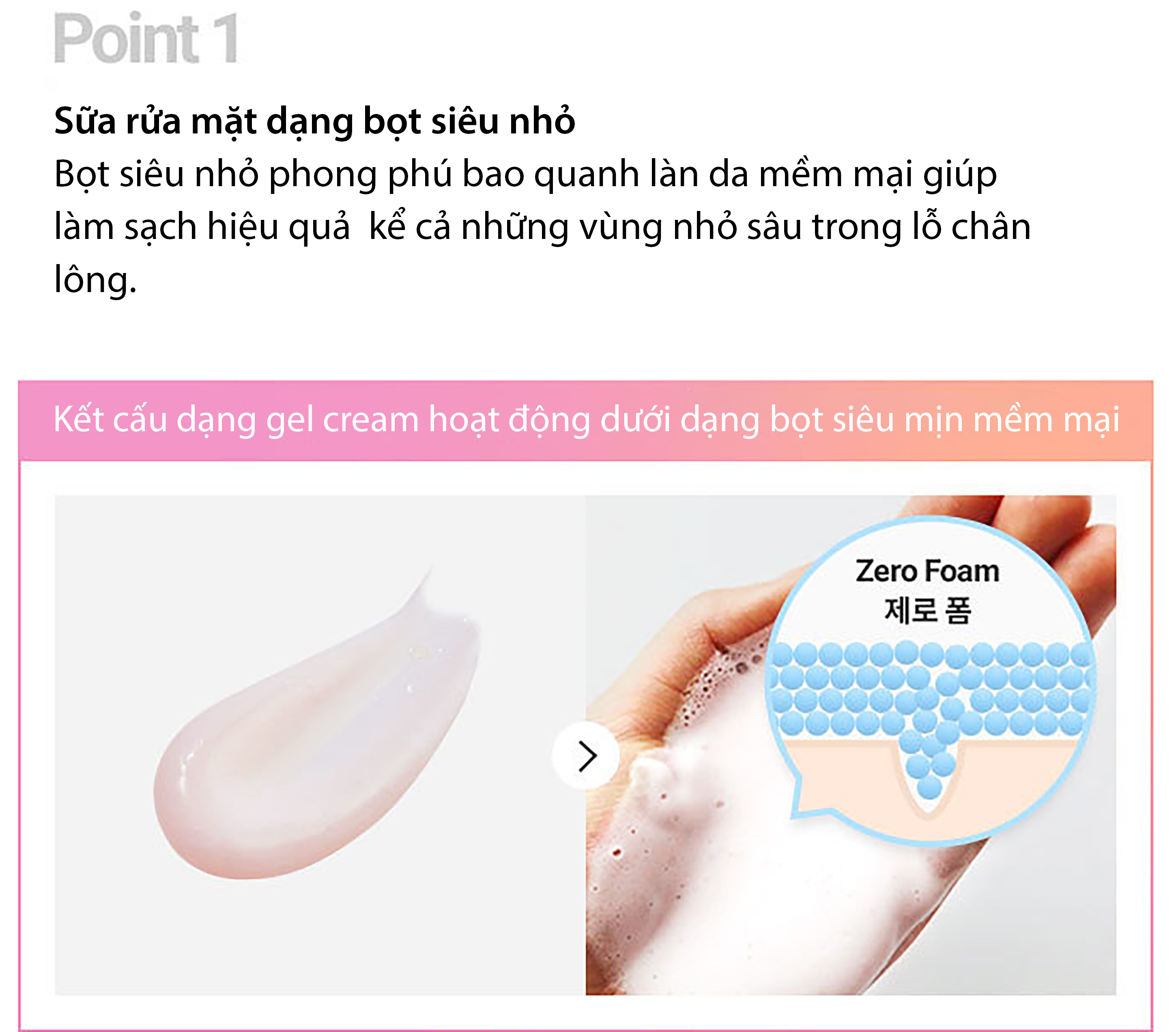Sữa Rửa Mặt BANILA CO CLEAN IT ZERO FOAM CLEANSER MINIATURE Size Mini 8ml