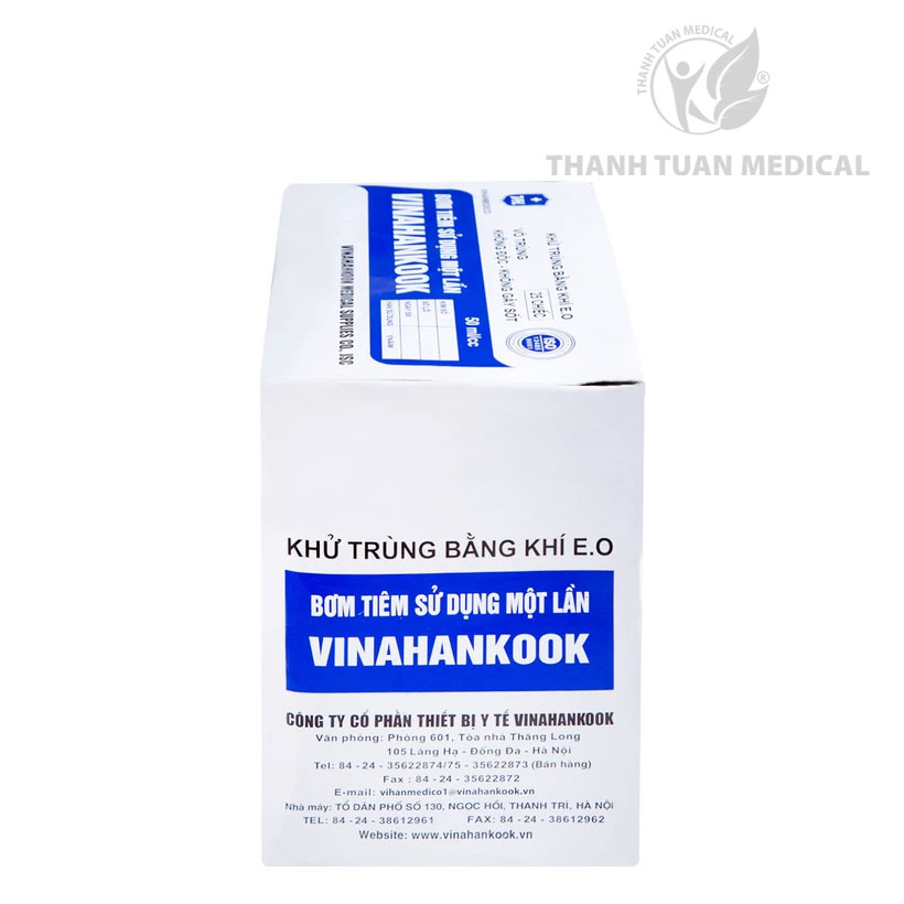 Bơm Tiêm Sử Dụng Một Lần Vinahankook Loại 50ml/cc