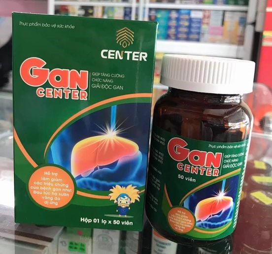 Gan Center – Hỗ trợ giải độc gan, tăng cường chức năng gan, bảo vệ tế bào gan (Lọ 30 viên)