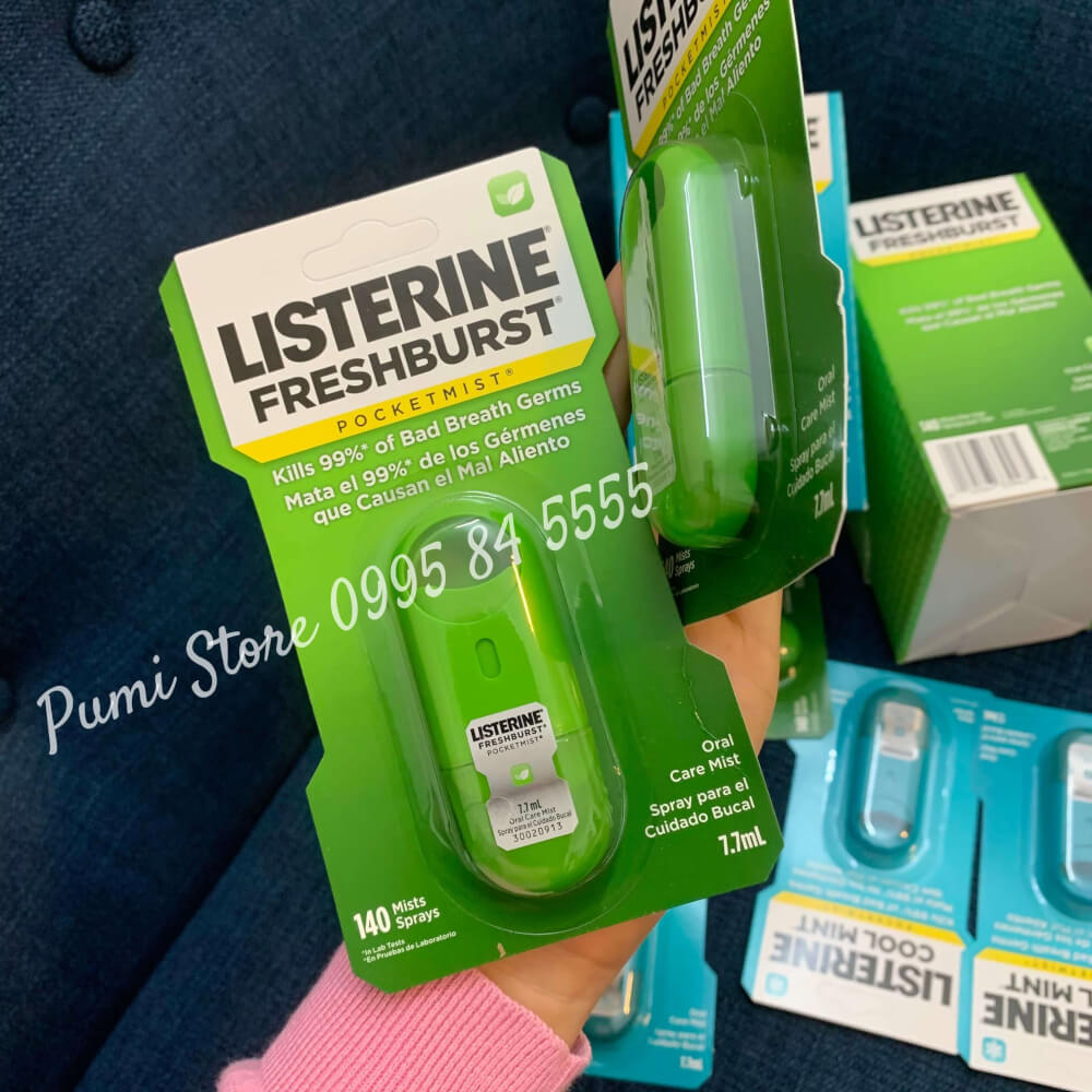 Xịt thơm miệng Listerine FreshBurst Pocketmist