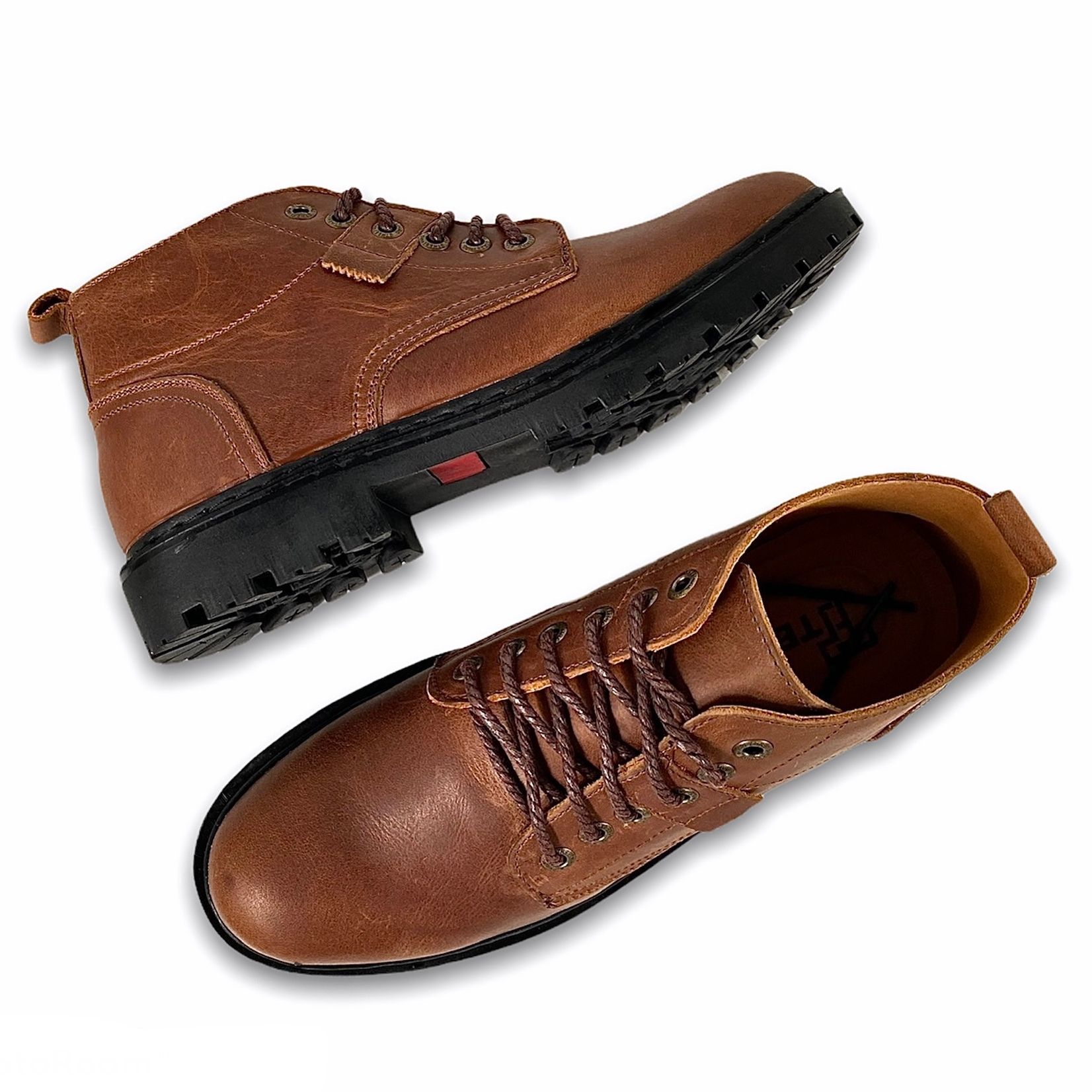 Giày da bò cổ lửng nam TEFOSS HN611 cá tính, bụi bặm size 38-44