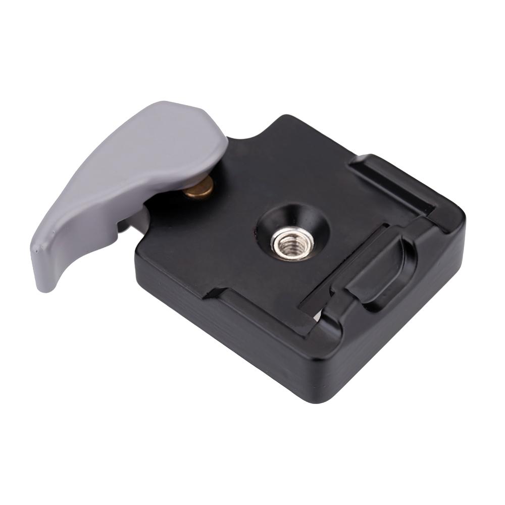 Camera 323 Quick Release Clamp Adapter  + Quick Release Plate Compatible for Manfrotto 200PL-14 Compat Plate