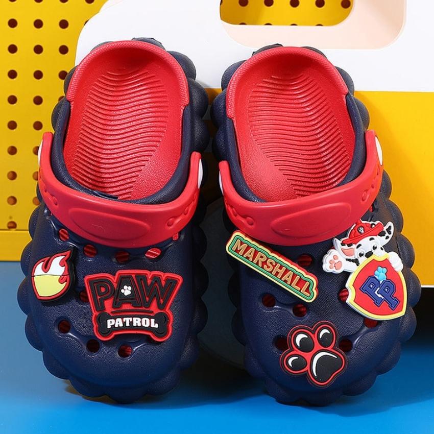 Giày sục cho bé trai gái dép cross trẻ em nam nữ sandal cho bé trai bé gái 1 - 6 tuổi Paw Patrol đội chó cứu hộ Rionashop