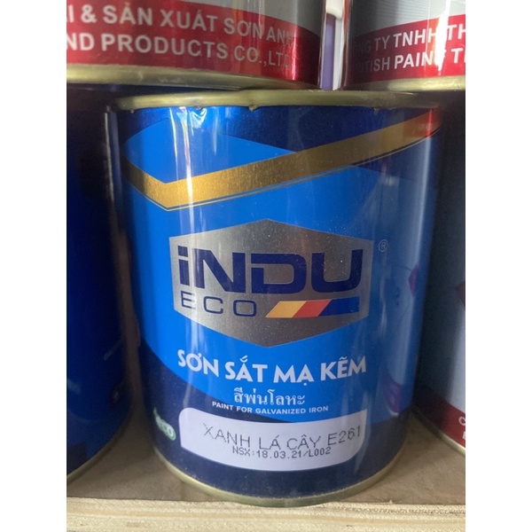 Sơn Sắt Mạ Kẽm Indu 0,8