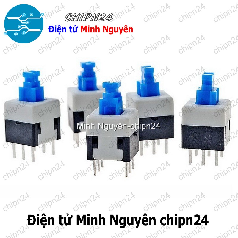 [5 cái] (G5.6) Nút nhấn 6 chân 8x8mm Nhấn Nhả