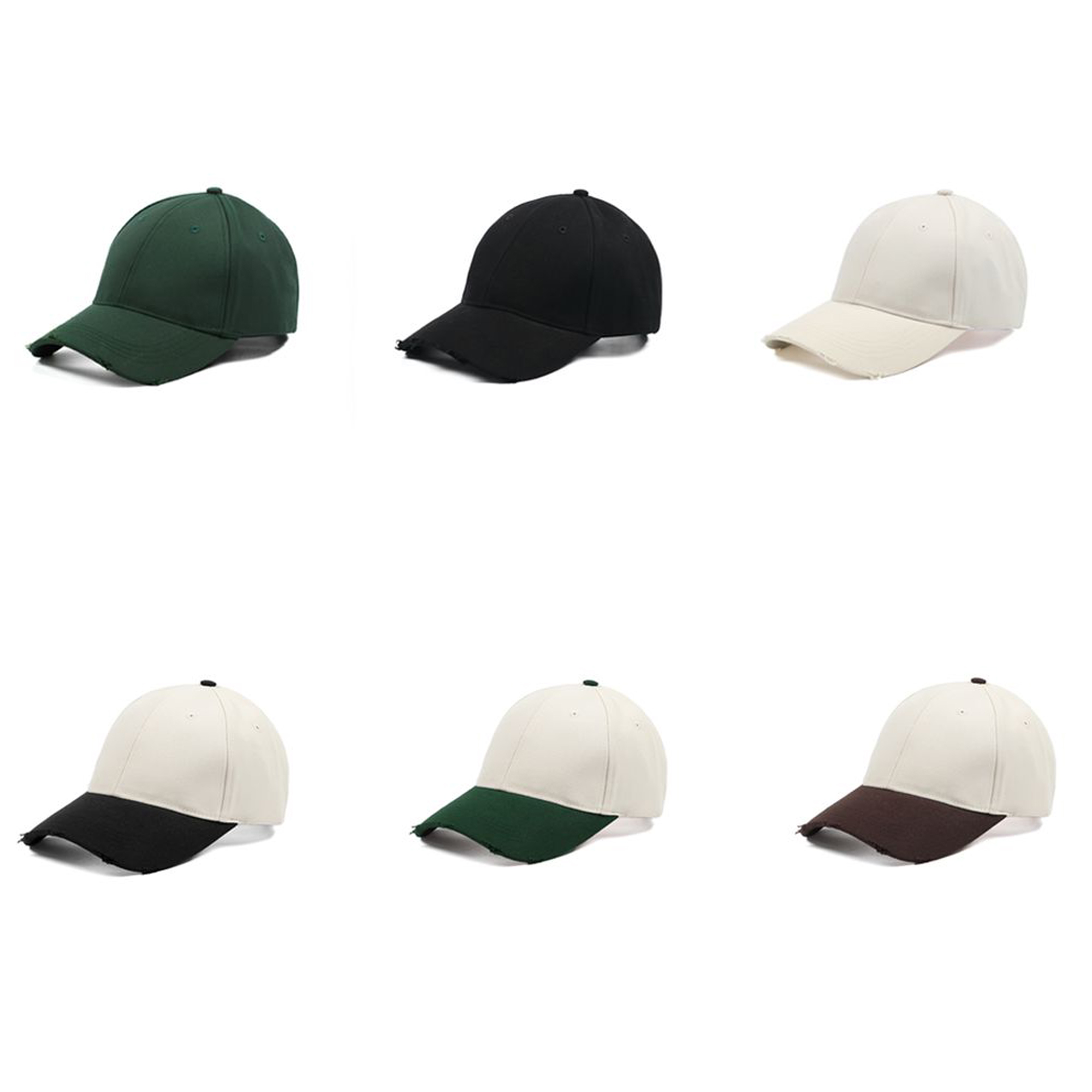 NÓN COTTON BASEBALL CAP DISTRESSED