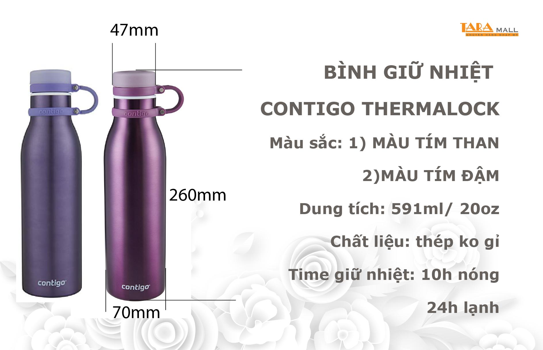 Bình giữ nhiệt  CONTIGO THERMALOCK  591ml