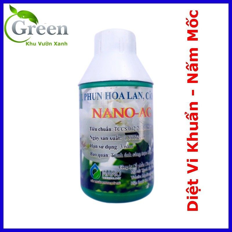 Nano bạc chế phẩm phòng nấm, vi khuẩn.