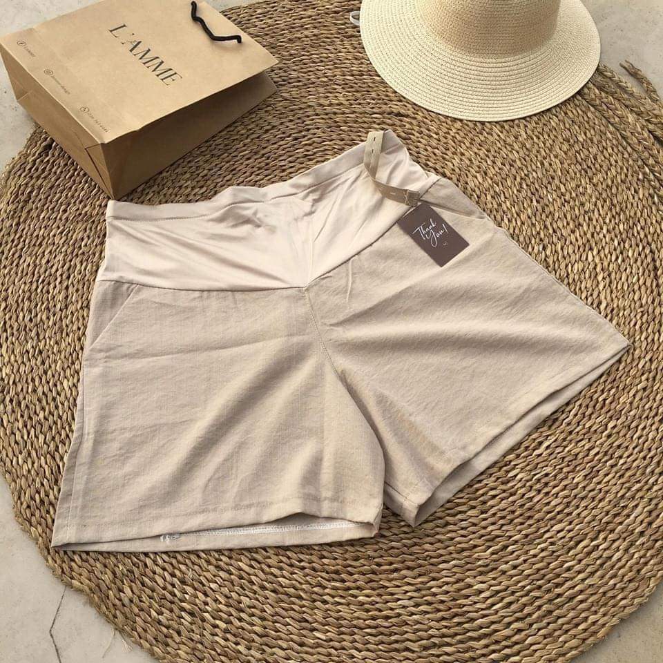 Super Smooth and Cool Maternity Shorts (with Belly Support and Adjustable Elastic)