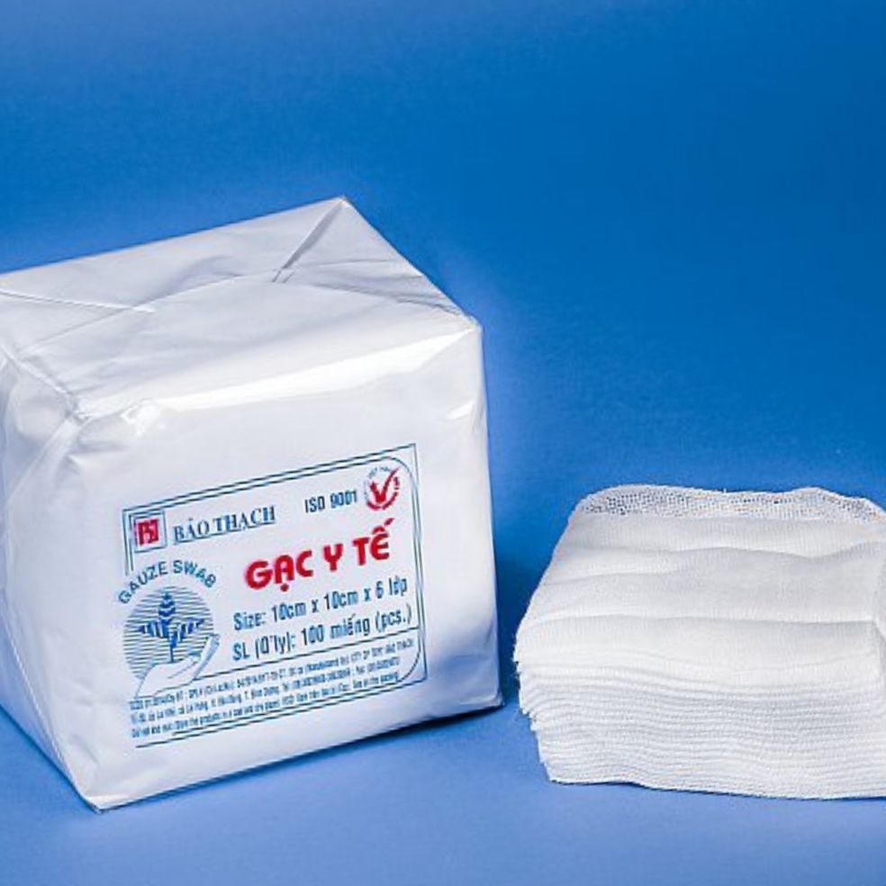[HCM]Gạc Y Tế Bảo Thạch 100 Miếng