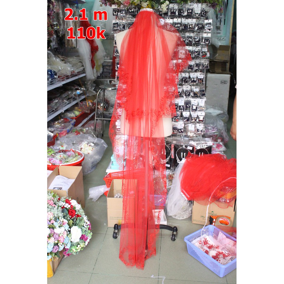 [HCM]Voan cô dâu chấm đất