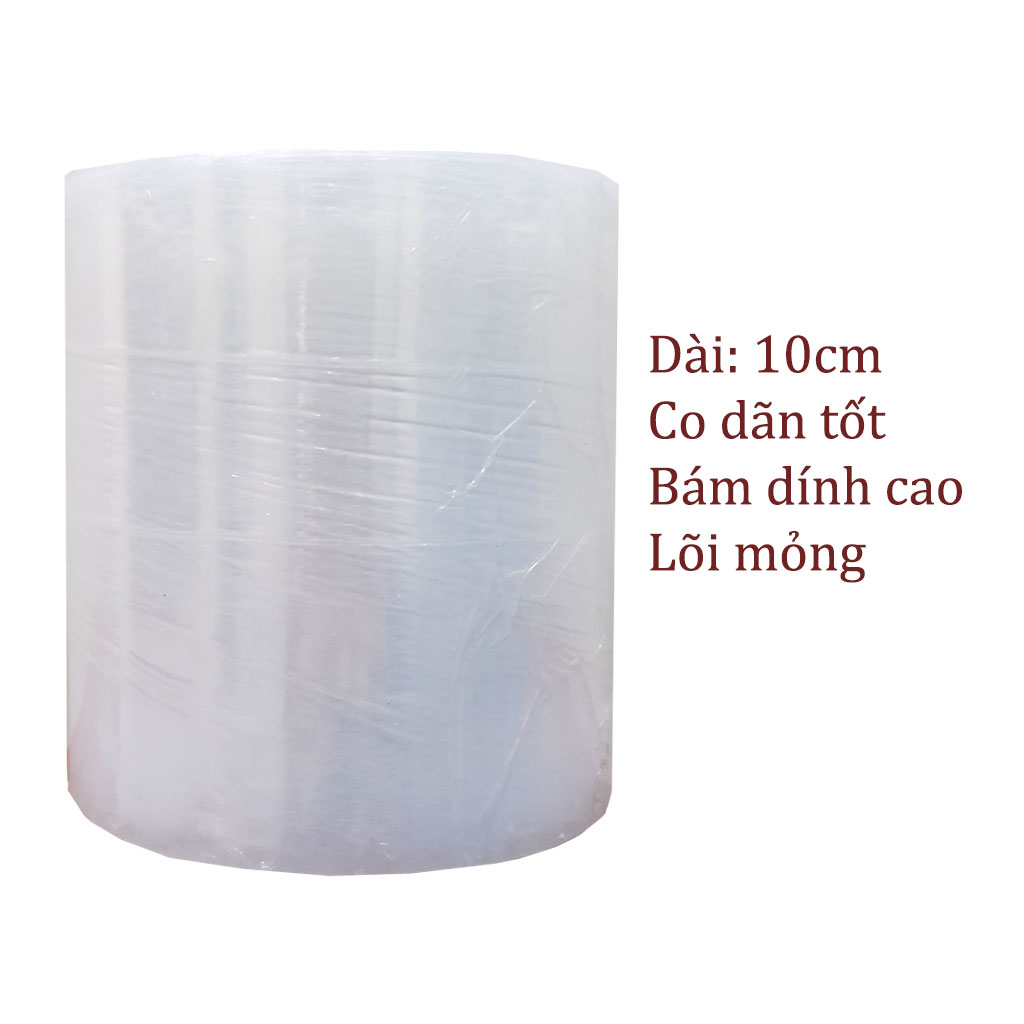 Cuộn màng Co nilon PE quấn bụng giảm mỡ 10cm, 400gr