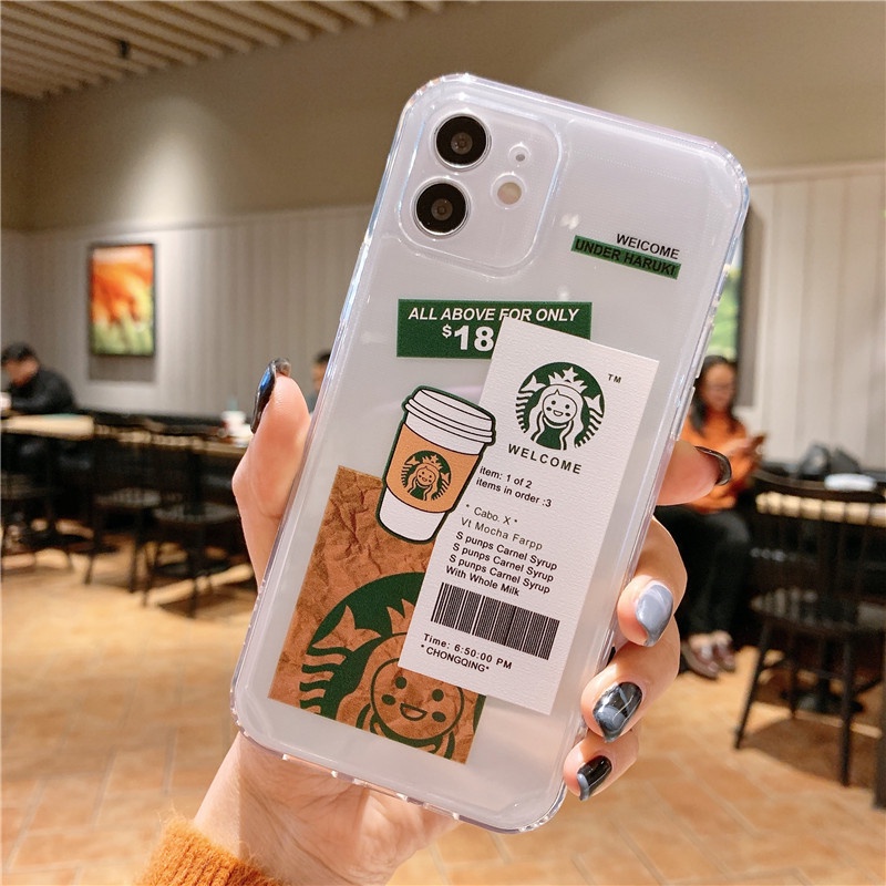 Ốp lưng iphone viền trong ốp lưng iphone Starbucks 6/6s/6plus/6splus/7plus/8plus/x/xs/xs max/11/11pro/11promax/12/12pro/12promax/13/13pro/13promax