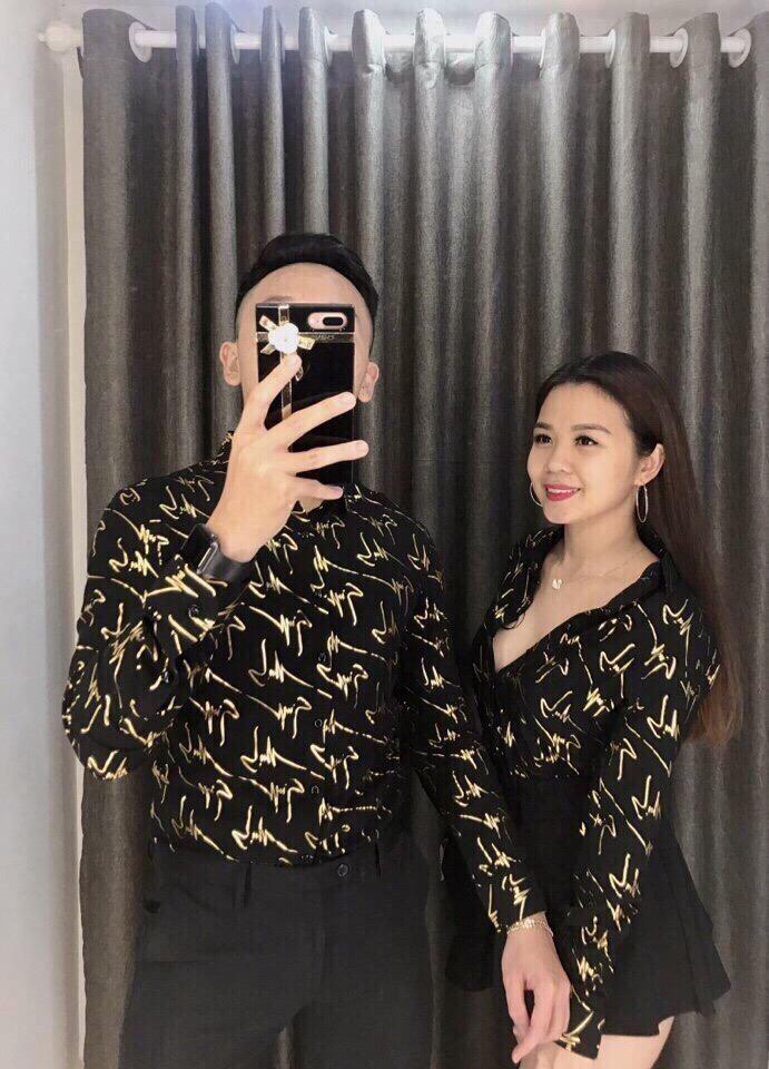 [Hoàn Tiền 15%] [HCM]ÁO SƠ MI NAM NỮ HỌA TIẾT ÁNH KIM