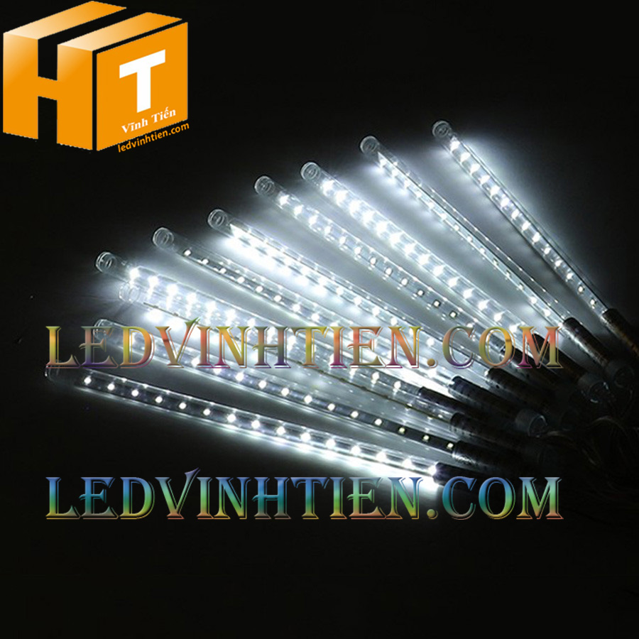 Bộ đèn led sao băng 8 thanh 60cm, hiệu ứng giọt nước