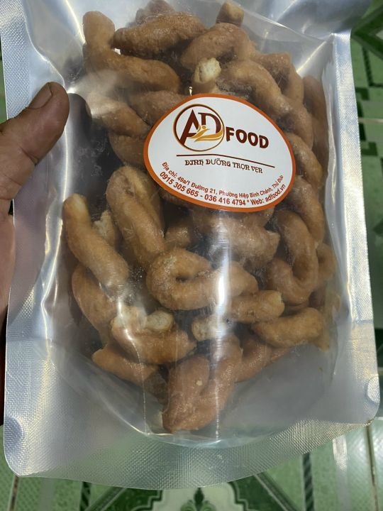 Gói 200g Bánh quẩy ngào đường xoắn gói dùng thử