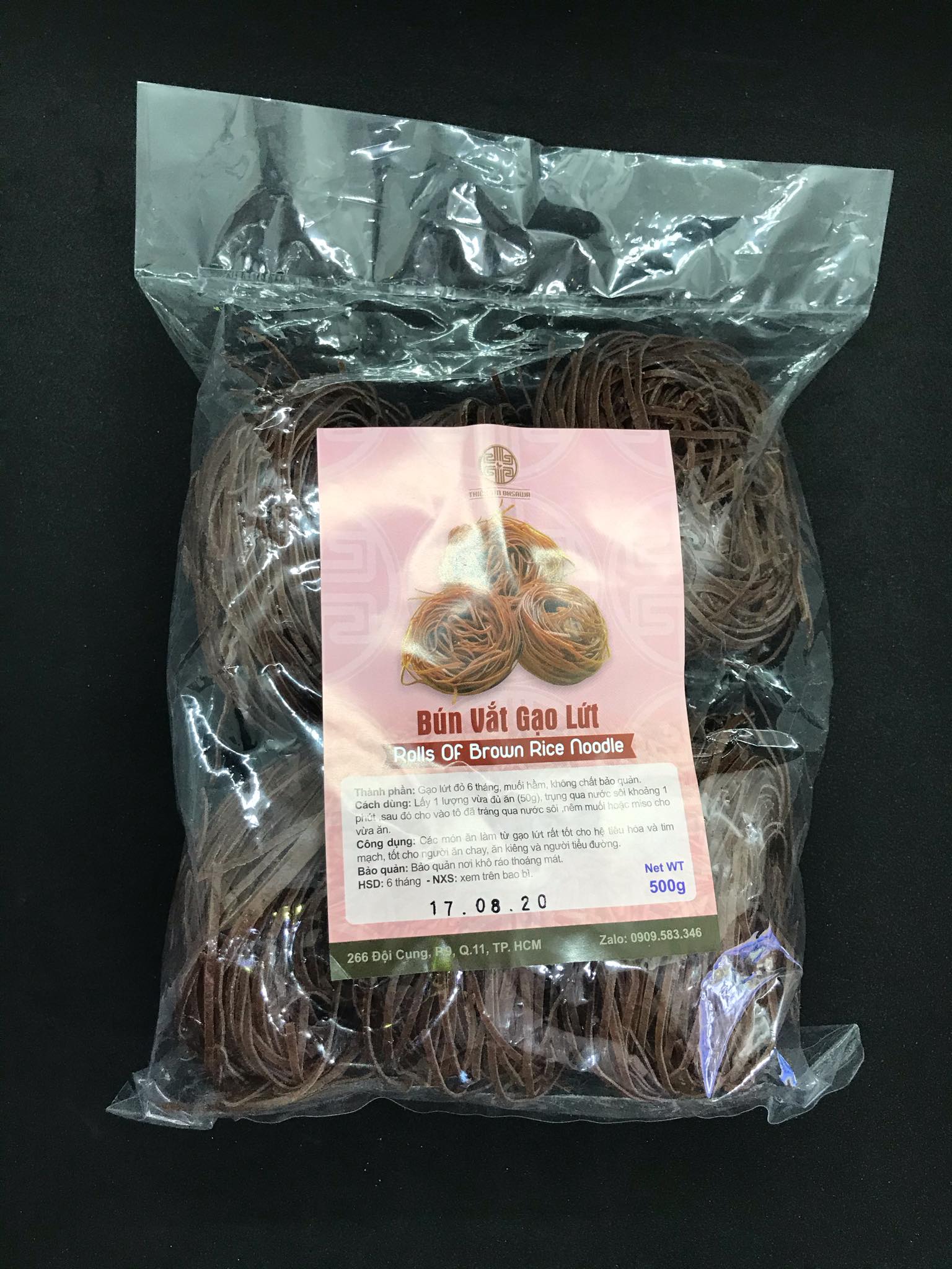 Bún vắt gạo lứt gói 500g