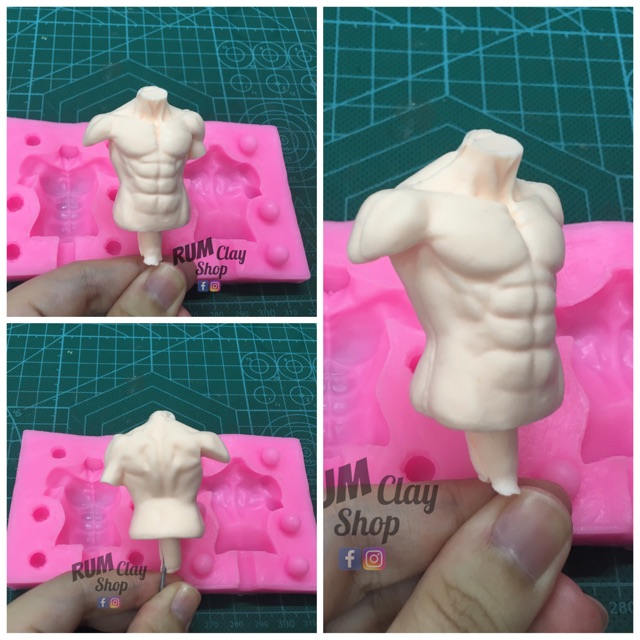 Khuôn silicone Body đất sét Các loại