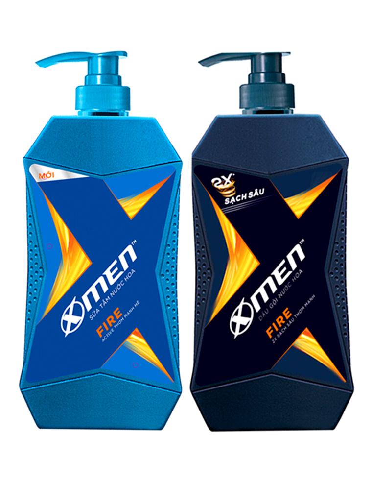 [HCM]Dầu gội nước hoa X-men Active Fire - Dầu gội cho nam