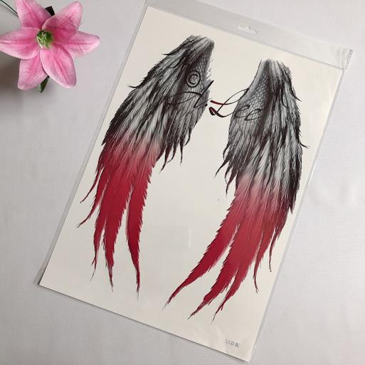 [HCM]Hình xăm dán kín lưng 34x48cm ĐÔI CÁNH THIÊN THẦN (Mua 1 tặng 1)