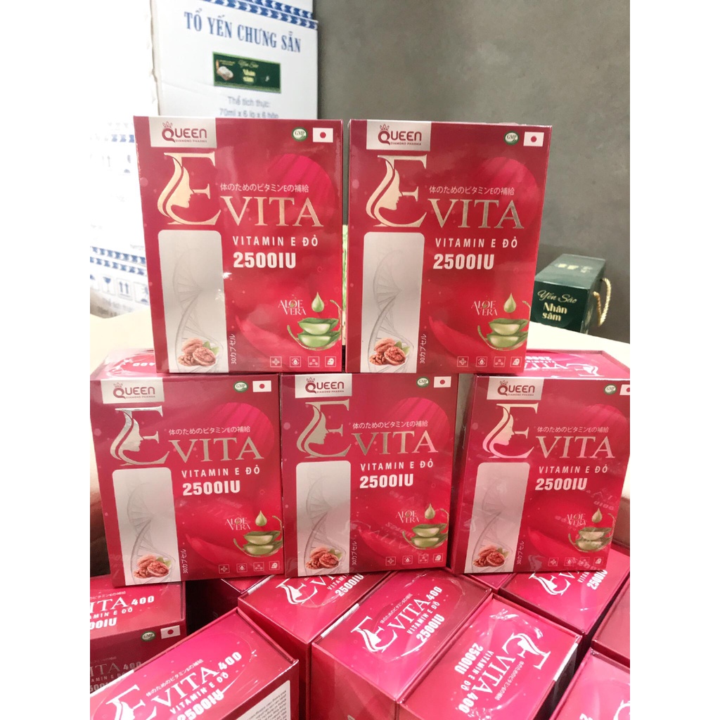Viên Uống Vitamin E Đỏ 2500IU ( Hộp 30 Viên )