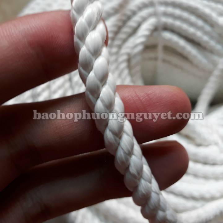 50m DÂY THỪNG để buộc, cột hàng hóa và vật dụng( LOẠI 6MM MÀU TRẮNG)