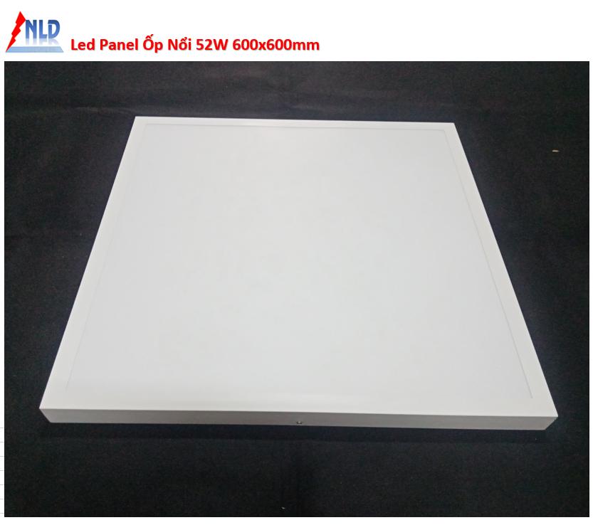 Combo 2 Đèn Panel Ốp Nổi 52W 600x600mm (dùng cho cả âm tấm thạch cao 600mm)