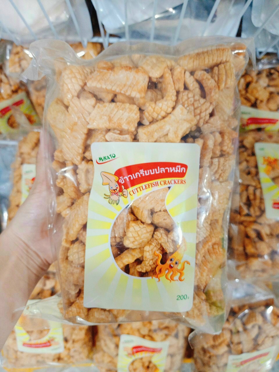 Snack mực Thái Lan Mikato 200gr