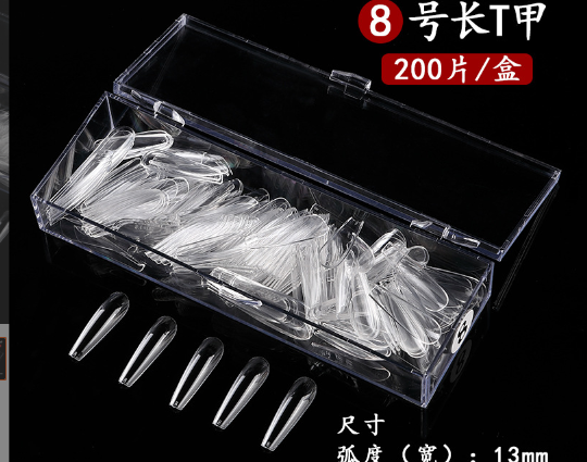 móng úp lẻ size hộp 200 cái phom thang và phom nhọn
