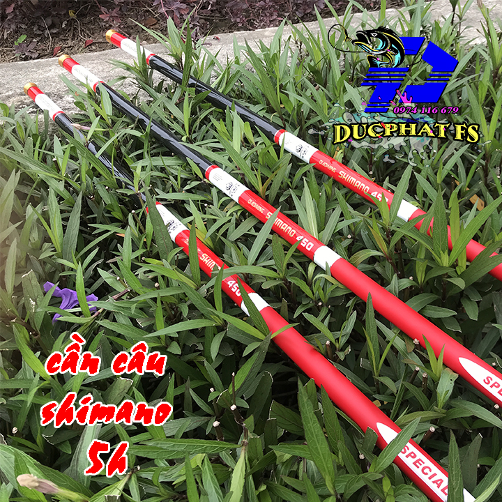 CẦN CÂU TAY SHIMANO, DAIWA, CARBON 5H