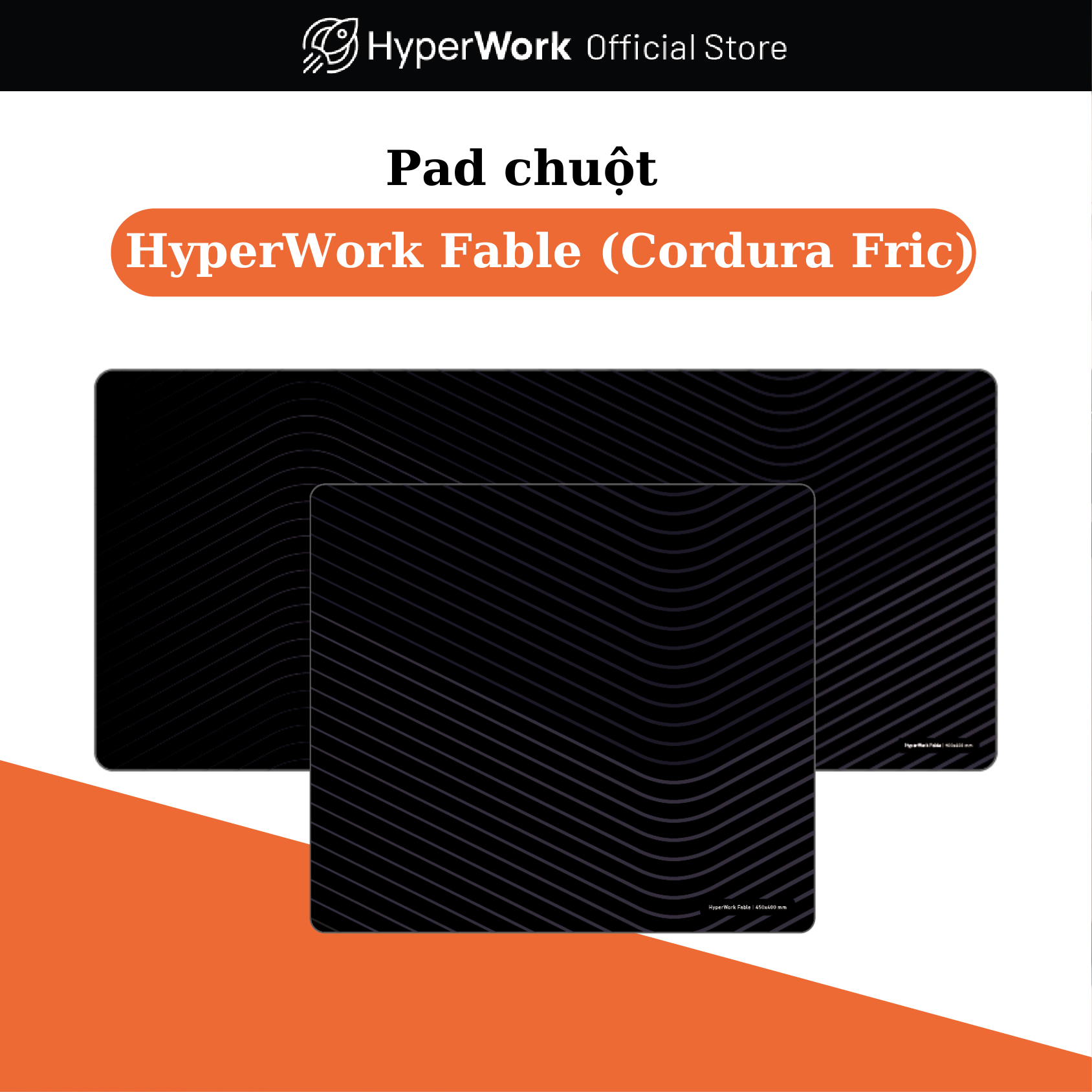 Pad chuột HyperWork New Fable (Cordura Fabric)