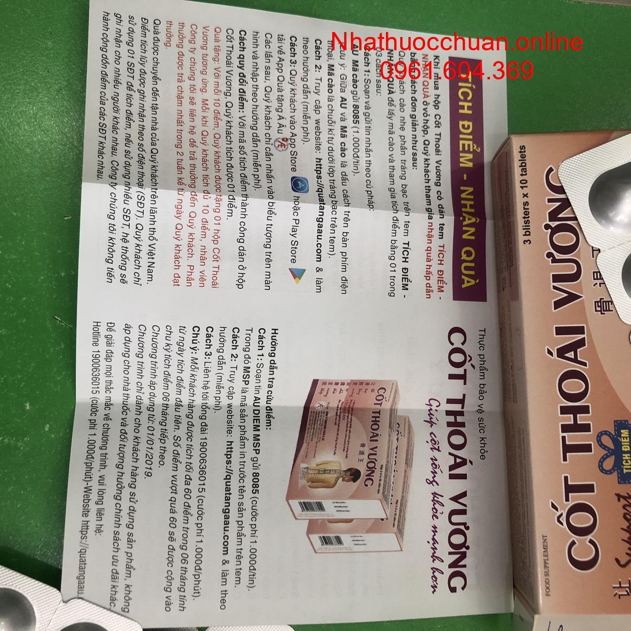 Cốt Thoái Vương Combo 5 hộp