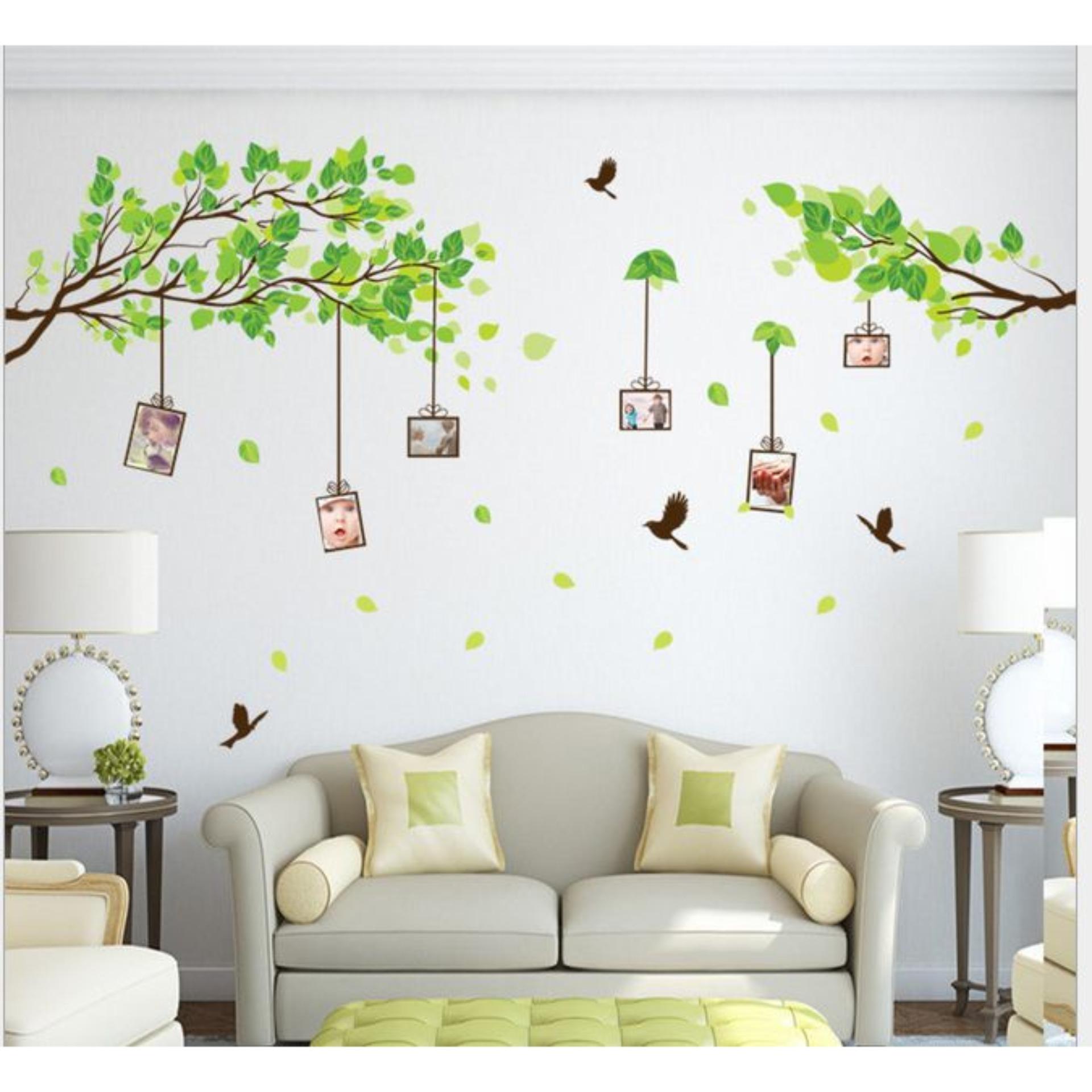 [HCM]Decal dán tường khung ảnh cành cây DCX023 (80 x 150cm)