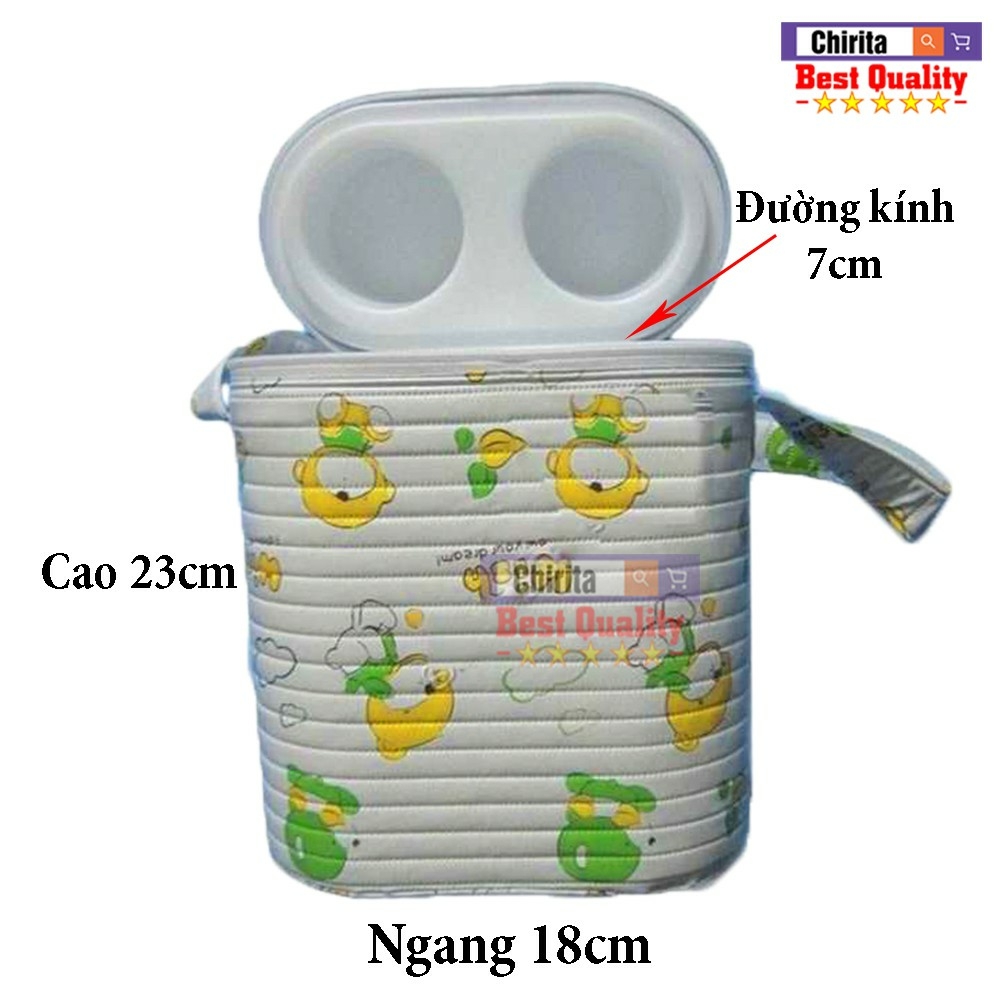 [HCM]BÌNH Ủ SỮA ĐÔI Ủ BÌNH SỮA CỔ RỘNG ( Ủ ĐƯỢC 2 BÌNH ĐƠN)