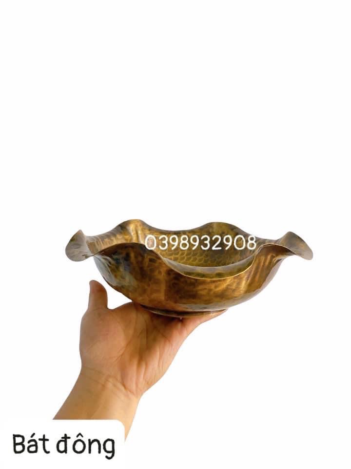 BÁT ĐỒNG CHÂN ĐẾ CHẤT LIỆU BẰNG ĐỒNG