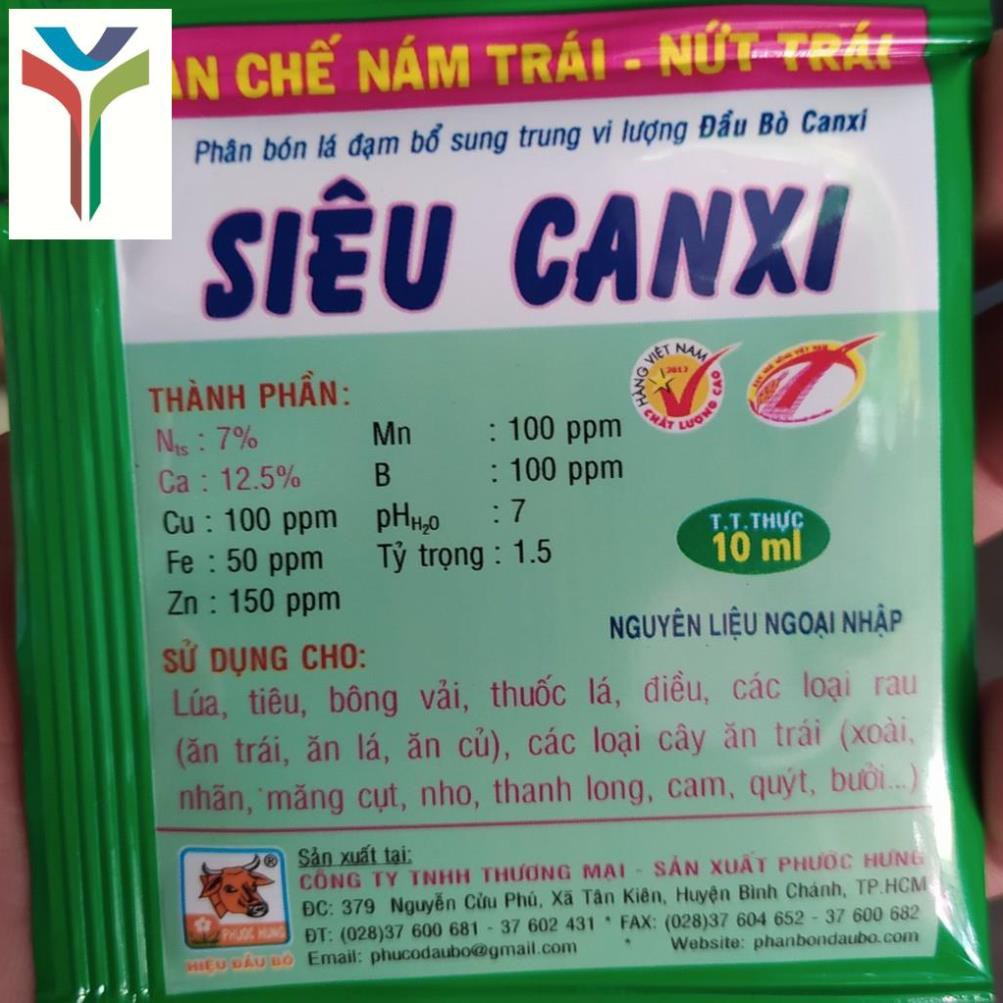 Siêu canxi phân bón lá canxi chống thối trái, nứt trái