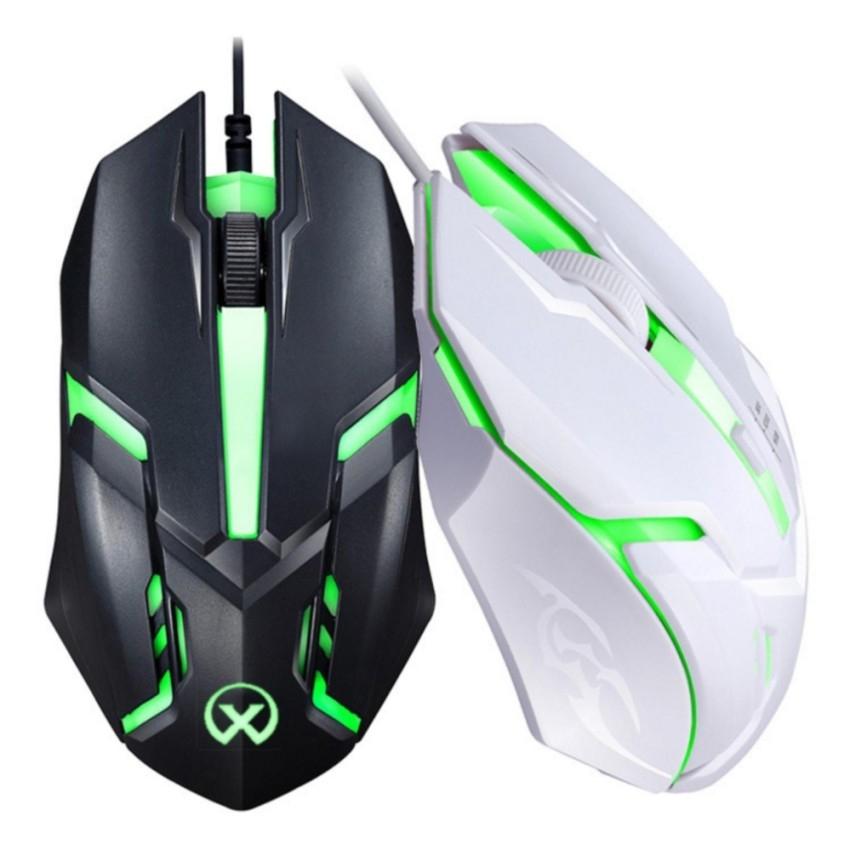 Chuột chơi game có dây Mouse gaming ANCOM GL SCH-02X6 (Đen-2458) + Tặng 1 miếng lót chuột