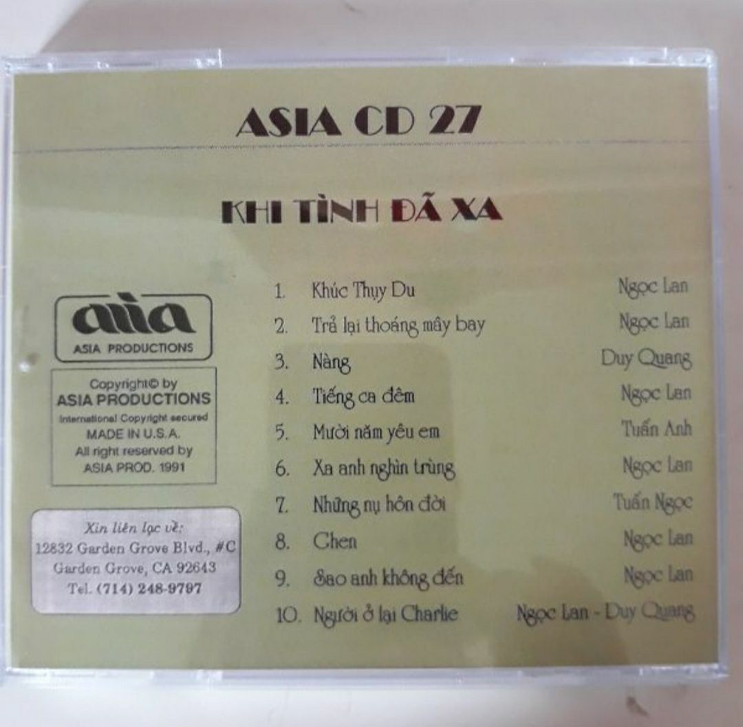 Bộ 4 cd Ngọc Lan 2 Mitsu phono