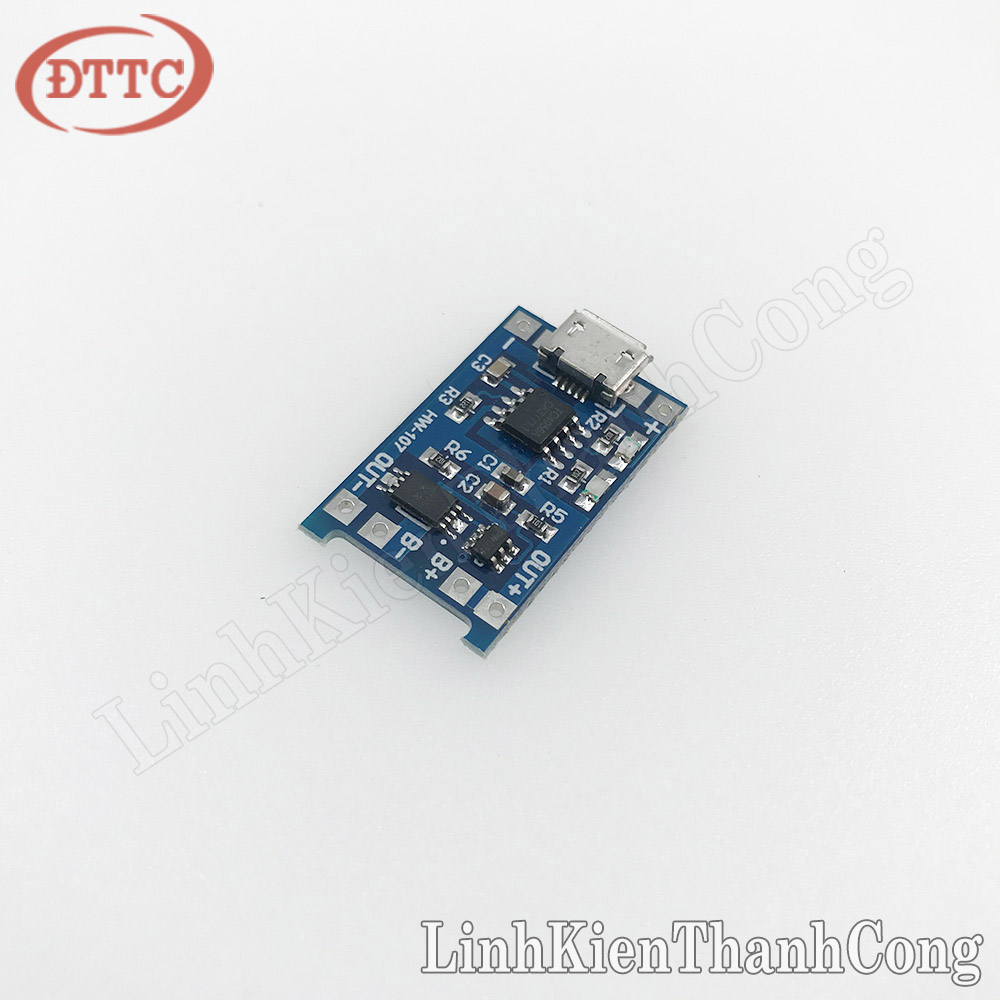 Mạch Sạc Pin TP4056 Có IC Bảo Vệ