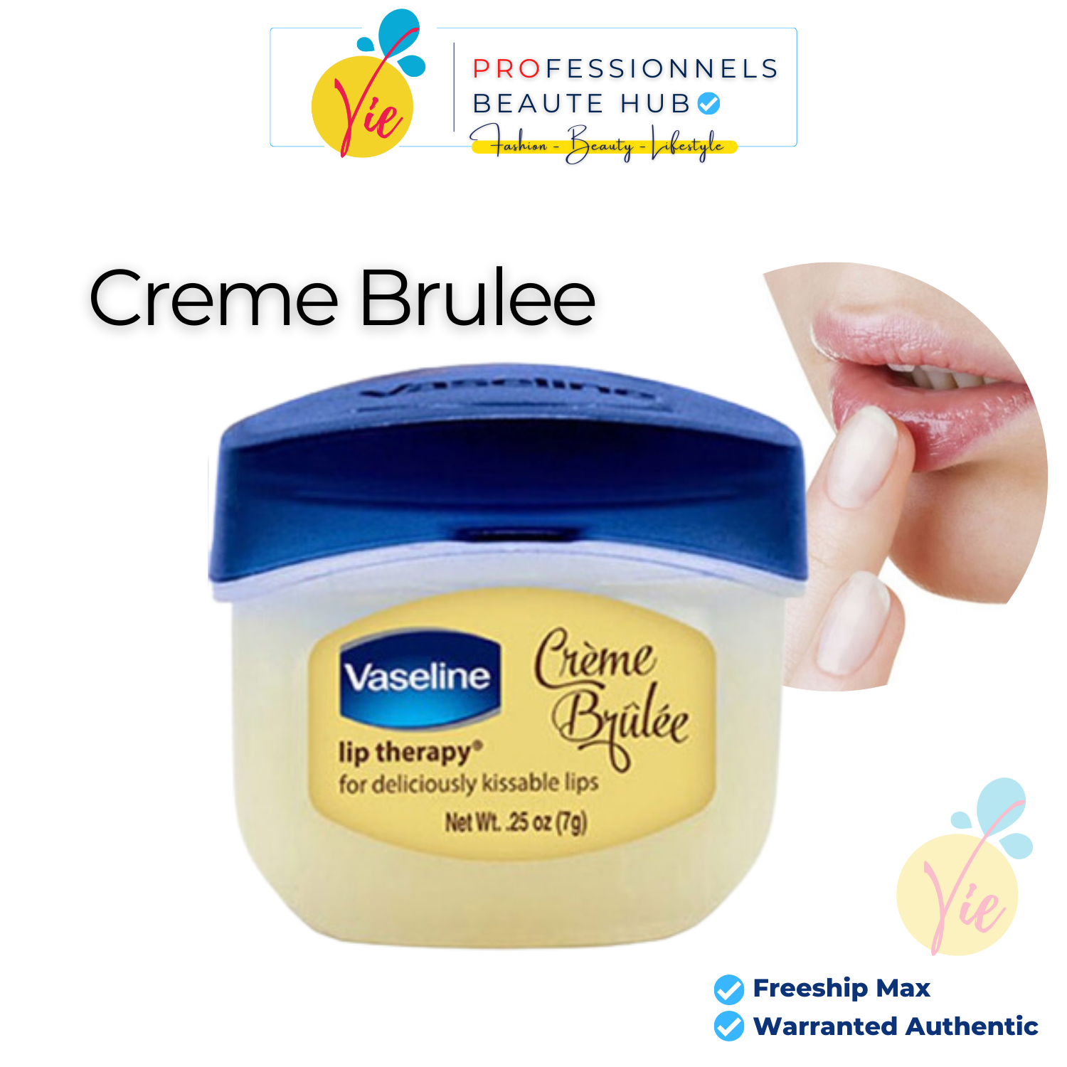 Sáp Dưỡng Môi Cấp Ẩm, Mềm Mịn, Chống Khô Và Nứt Nẻ Vaseline Lip Care 7g