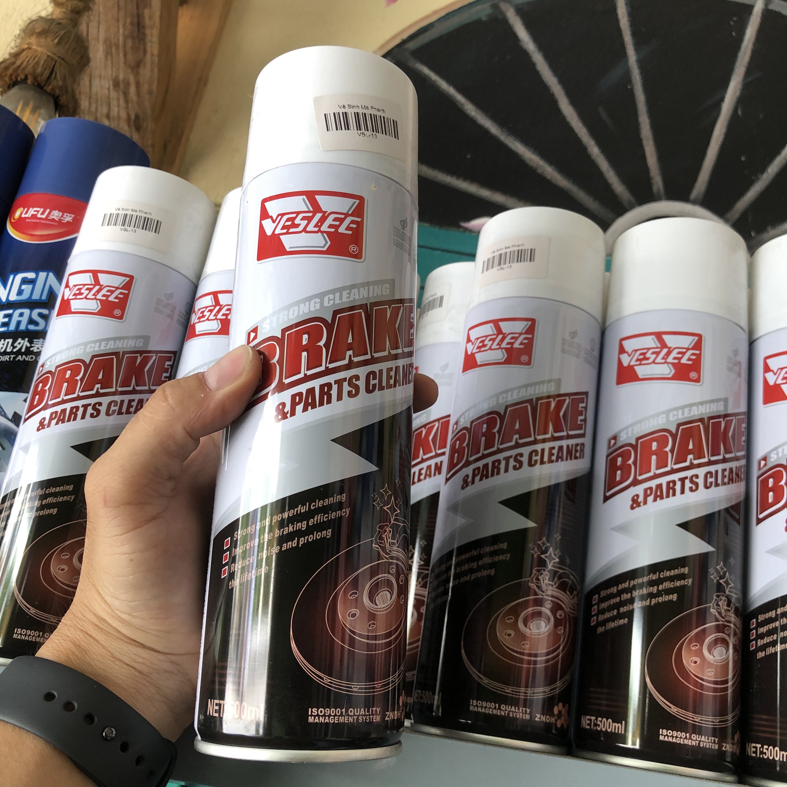 DUNG DỊCH XỊT VỆ SINH BỐ THẮNG/ BỘ PHANH XE
