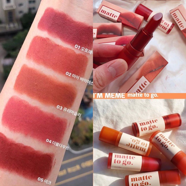 [HCM]Son Thỏi Im MeMe Matte To Go